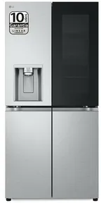 LG InstaView GMG861MBAE frigo américain Pose libre 508 L E Noir, Acier inoxydable