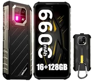Ulefone Armor 22 16,7 cm (6.58") Android 13 4G USB Type-C 8 Go 128 Go 6600 mAh Noir