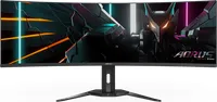 GIGABYTE AORUS Moniteur de jeu incurvé CO49DQ OLED - 5120x1440 (DQHD), 1800R, 144Hz, 0,03 ms, KVM, FreeSync Premium Pro, HDMI 2.1