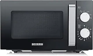 Severin MW 7761 micro-onde Noir, Acier inoxydable Micro-onde simple Comptoir 20 L 800 W