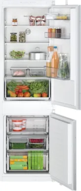 Bosch Serie 2 KIN86NSE0 réfrigérateur-congélateur Intégré 260 L E Blanc