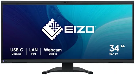 EIZO FlexScan EV3450XC-BK LED display 86,6 cm (34.1") 3440 x 1440 pixels UltraWide Quad HD Noir