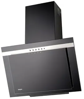 Akpo WK-4 Nero Line Eco Montée au mur Noir, Acier inoxydable 320 m³/h