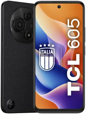 TCL 605 16,9 cm (6.67") Double SIM Android 15 4G USB Type-C 4 Go 128 Go 5200 mAh Noir