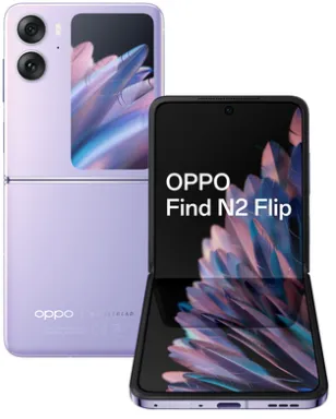 OPPO Find N2 Flip 17,3 cm (6.8") Double SIM Android 13 5G USB Type-C 8 Go 256 Go 4300 mAh Violet