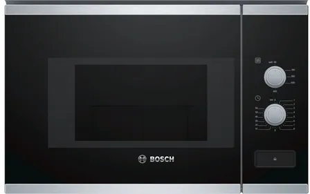 Bosch BFL520MS0 micro-onde Intégré Micro-onde combiné 20 L 800 W Noir, Acier inoxydable