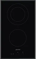 Smeg SE332EPB plaque Noir Intégré 30 cm Céramique 2 zone(s)