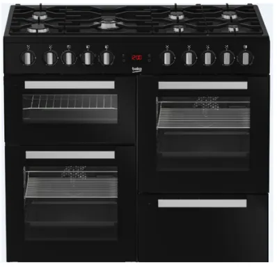 Beko PF335325DB four et cuisinière Electrique Gaz Noir A