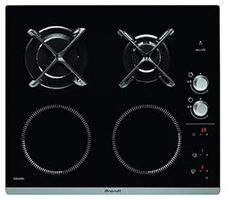 Sauter SPI6414BM plaque Noir Intégré Combi 4 zone(s)