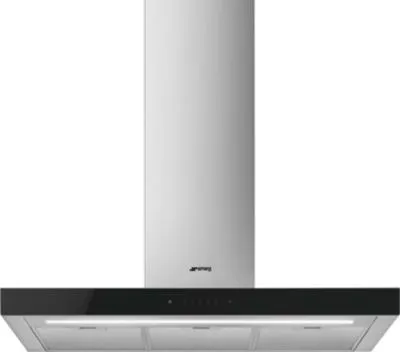 Smeg KBT9L4VN hotte Montée au mur Acier inoxydable 453 m³/h A