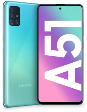 Samsung Galaxy A51 SM-A515F/DSN 16,5 cm (6.5") Double SIM Android 10 4G USB Type-C 4 Go 128 Go 4000 mAh Bleu