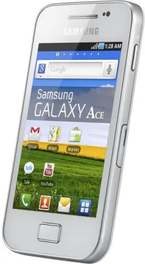 Samsung Galaxy Ace GT-S5830 8,89 cm (3.5") SIM unique Android 2.3 3G 0,158 Go 1350 mAh Blanc
