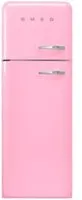Smeg FAB30LPK6 réfrigérateur-congélateur Pose libre 294 L C Rose