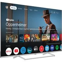 Strong SRT65UG8773C TV 165,1 cm (65") 4K Ultra HD Smart TV Wifi Métallique, Argent 400 cd/m²