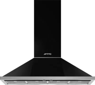 Smeg KPF12BL hotte Montée au mur Noir 777 m³/h A+