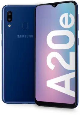 Samsung Galaxy A20e SM-A202 14,7 cm (5.8") Double SIM Android 9.0 4G USB Type-C 3 Go 32 Go 3000 mAh Bleu