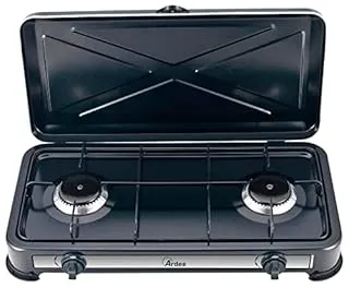 Ardes ODINO 2 Noir Comptoir 59.5 cm Gaz 2 zone(s)