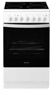 Indesit IS5V5PCWFR four et cuisinière Electrique Céramique Blanc A