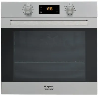 Hotpoint FA5 841 P IX HA four 71 L 3300 W A+ Noir, Acier inoxydable