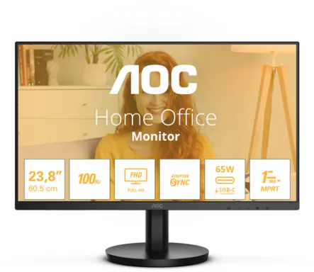 AOC 24B3CA2 écran plat de PC 60,5 cm (23.8") 1920 x 1080 pixels Full HD LED Noir