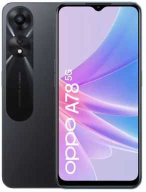 OPPO A78 5G 16,7 cm (6.56") Double SIM Android 13 USB Type-C 4 Go 128 Go 5000 mAh Noir