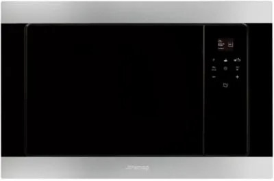 Smeg FMI320X2 micro-onde Noir, Acier inoxydable Micro-ondes grill Intégré 21 L 850 W