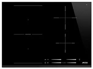 Smeg Universal SI1M7743B plaque Noir Intégré 70 cm Plaque avec zone à induction 4 zone(s)