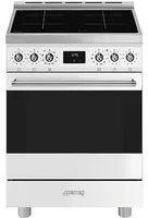 Smeg Symphony C6IPWHM2 four et cuisinière Electrique Plaque avec zone à induction Blanc A