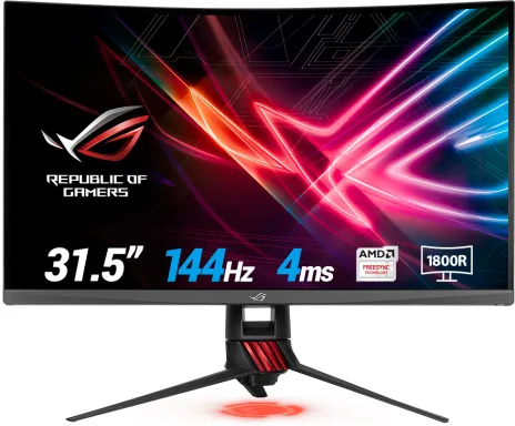 ASUS ROG Strix XG32VQ écran plat de PC 80 cm (31.5") 2560 x 1440 pixels Quad HD LED Noir, Gris