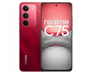 realme C75 17,1 cm (6.72") Double SIM Android 14 4G USB Type-C 8 Go 256 Go 5828 mAh Rouge