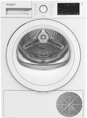 Whirlpool CWSD83MWWSFR machine à laver Charge avant 8 kg Blanc