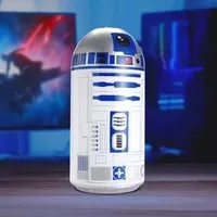 Ukonic Star Wars R2D2 Mini Fridge réfrigérateur Pose libre 4,5 L Bleu, Argent