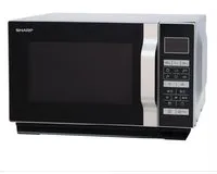 Sharp Home Appliances R760S micro-onde Comptoir Micro-onde combiné 23 L 900 W Noir, Argent