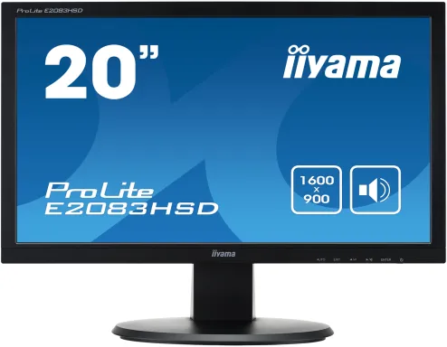 iiyama ProLite E2083HSD-B1 LED display 49,5 cm (19.5") 1600 x 900 pixels HD+ Noir