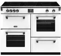 Stoves 444411594 four et cuisinière Electrique Plaque avec zone à induction Blanc A