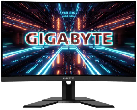 GIGABYTE G27FC A Moniteur de jeu incurvé 27" FHD - 1920 x 1080, 1500R, 165Hz, 1ms, 250 cd/m², FreeSync Premium, HDMI 1.4, DisplayPort 1.2