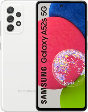 Samsung Galaxy A52s 5G SM-A528B 16,5 cm (6.5") Double SIM hybride Android 11 USB Type-C 6 Go 128 Go 4500 mAh Blanc