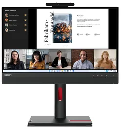 Lenovo ThinkCentre Tiny-In-One 22 LED display 54,6 cm (21.5") 1920 x 1080 pixels Full HD Noir