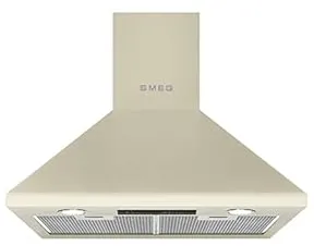 Smeg KSED65PE hotte Montée au mur Crème 635 m³/h