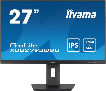 iiyama XUB2793QSU-B7 écran plat de PC 68,6 cm (27") 2560 x 1140 pixels Wide Quad HD LED Noir