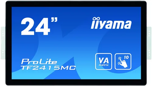 iiyama ProLite TF2415MC-B2 écran plat de PC 60,5 cm (23.8") 1920 x 1080 pixels Full HD LCD Écran tactile Multi-utilisateur Noir