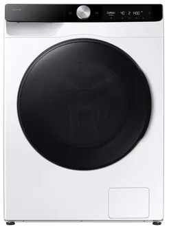 Samsung WD90DG6B85BK machine à laver avec sèche linge Pose libre Charge avant Noir, Blanc D