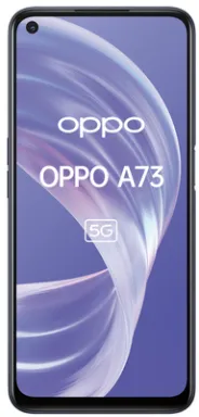 OPPO A73 5G 16,5 cm (6.5") Double SIM ColorOS 7.2 USB Type-C 8 Go 128 Go 4040 mAh Noir