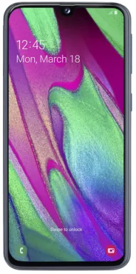 Samsung Galaxy A40 SM-A405F 15 cm (5.9") Double SIM Android 9.0 4G USB Type-C 4 Go 64 Go 3100 mAh Noir