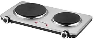 Concept VE3035 plaque Acier inoxydable Comptoir 2 zone(s)