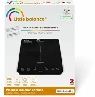 Little Balance 8575 plaque Noir Comptoir 28 cm Plaque avec zone à induction 1 zone(s)