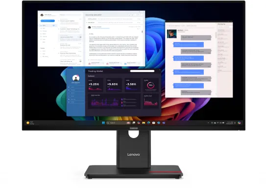 Lenovo ThinkVision T27UD-40 LED display 68,6 cm (27") 3840 x 2160 pixels 4K Ultra HD LCD Noir