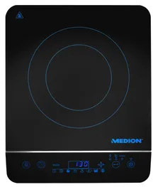 MEDION Plaque de cuisson induction - MD 17595 - 1 Zone - Jusqu'à 240°C - 10 niveaux de puissance - Programmes automatiques - Noir