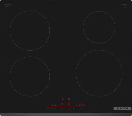 Bosch Serie 6 PIE631HB1H plaque Noir Intégré 60 cm Plaque avec zone à induction 4 zone(s)