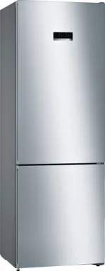 Bosch Serie 4 KGN49XLEA réfrigérateur-congélateur Pose libre 438 L E Acier inoxydable